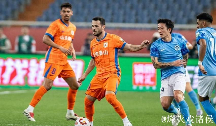 中超-卡扎伊什维利梅开二度 山东泰山大胜武汉三镇